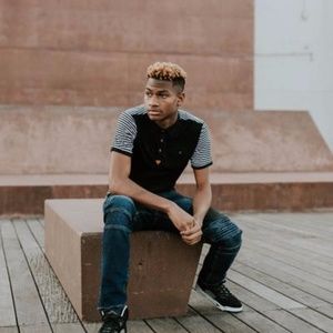 Men Slim Jeans Grimes Wash / Dark Blue / Black Pat